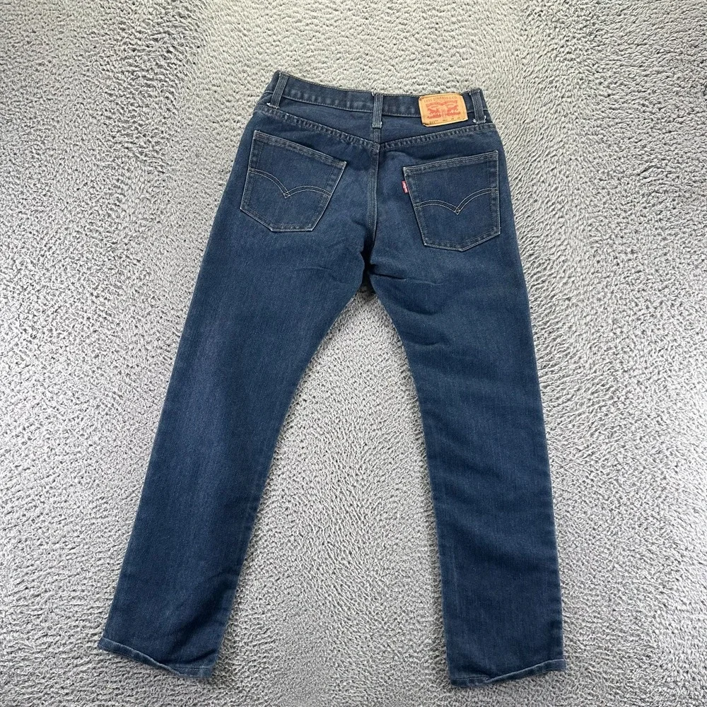 Levi's 511 Jeans Boys 18 Blue Cotton Denim Straight Leg Slim Fit Workwear Travel